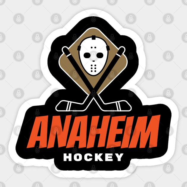 Anaheim ducks hockey Sticker by BVHstudio